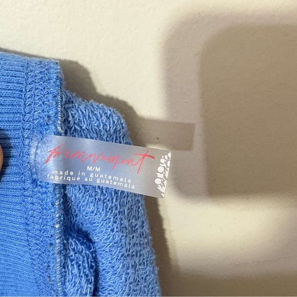 Free People Movement One To Beat Pants Blue Sweatpant Legging Size M - Picture 8 of 9